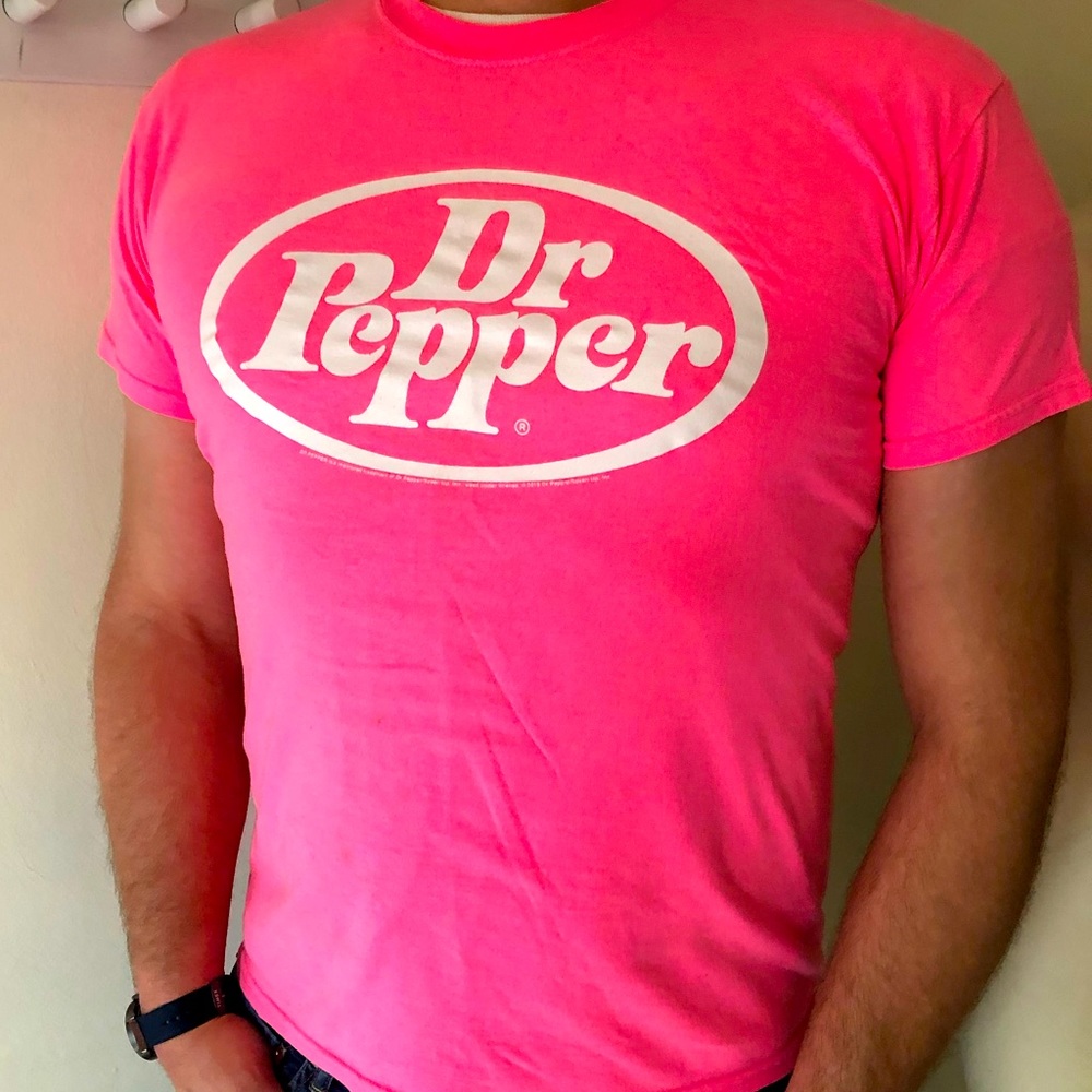 Dr. Pepper Bubblegum Pink T-Shirt (M/L)